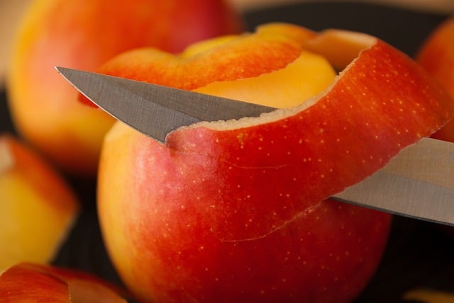 use apple peel (how to make soil fertile naturally)