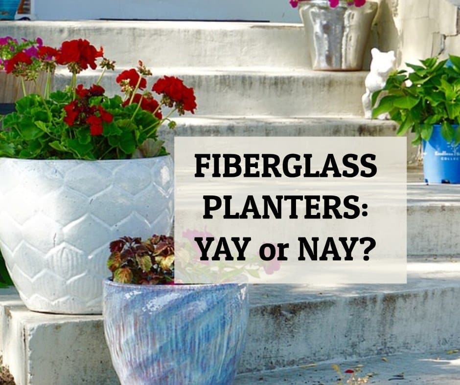 fiberglass planters