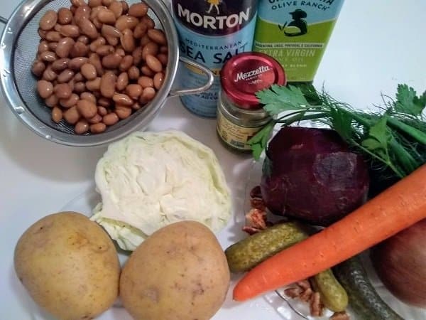 beet salad ingredients - main dish