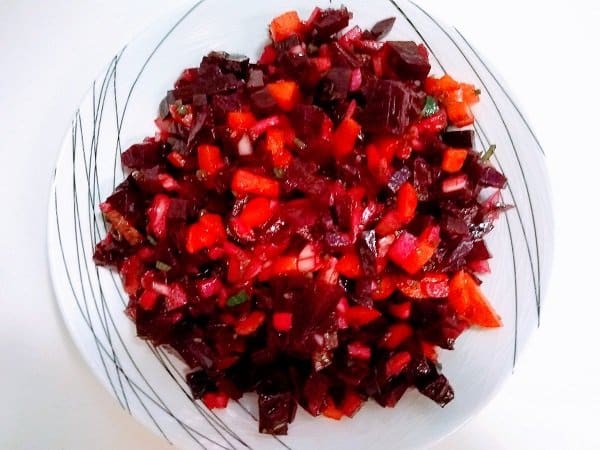 beet salad - version with added carrots