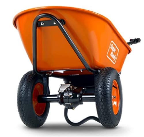 two - wheel electric wheelbarrow for tough jobs