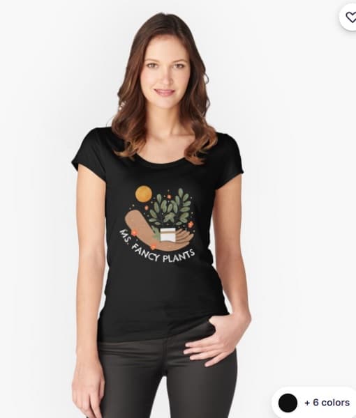 a witty gardening shirt for women