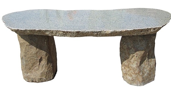 granite boulder bench