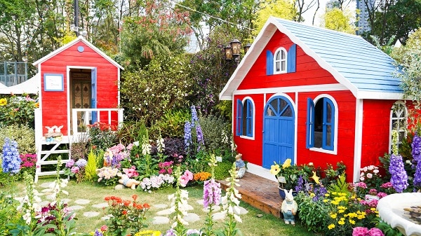 large backyard ideas - add a structure: shed, gazibo, guest house, barn etc