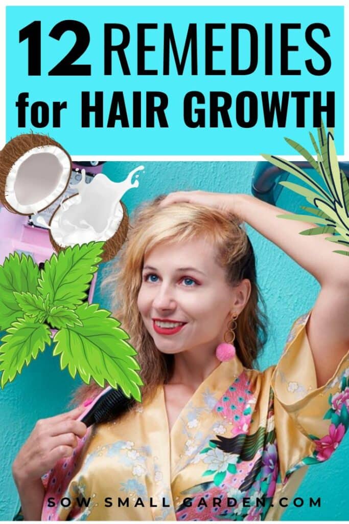 herbs, natural remedies for hair growth