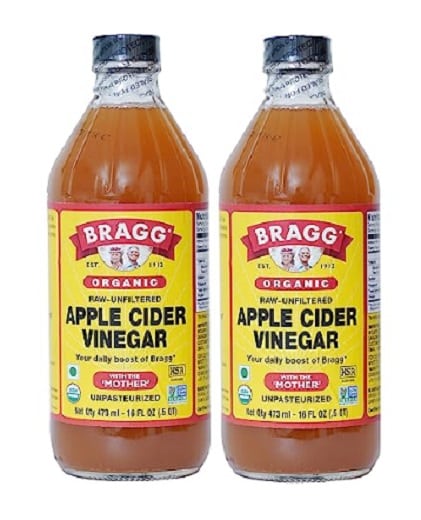 apple cider vineger - natural way to boost hair growth