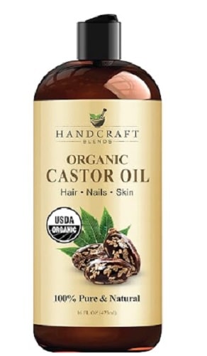 castor oil - natural remedy for hair growth