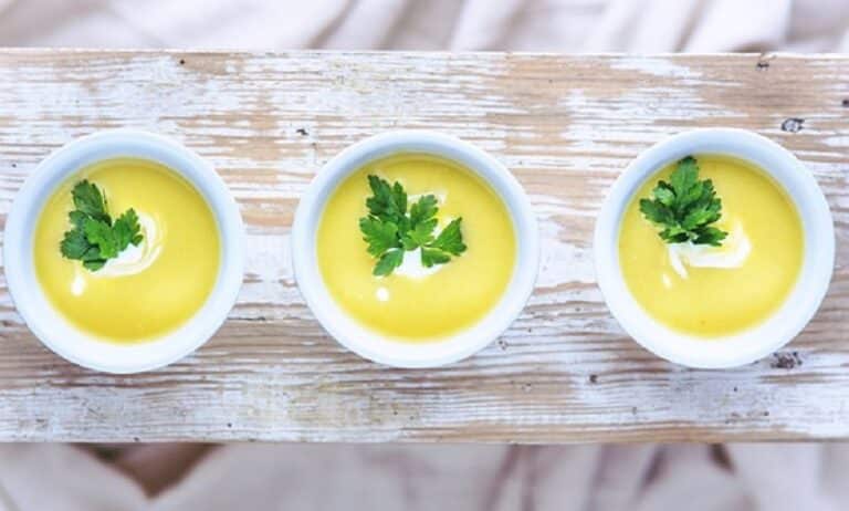 simple potato soup recipe with light cream vegetarian stove top